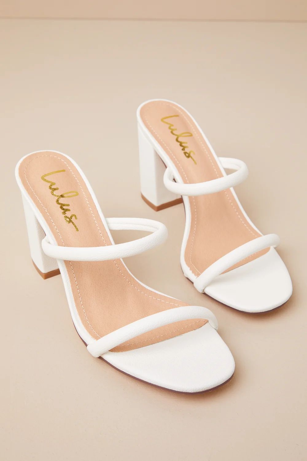 Addien White High Heel Sandals | Lulus