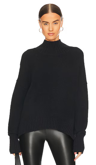 Vancouver Turtleneck Top in Black | Revolve Clothing (Global)