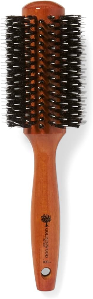 Ion Golden Wood Boar Bristle Round Brush Large, Salon Blowout, Shine & Volume | Amazon (US)