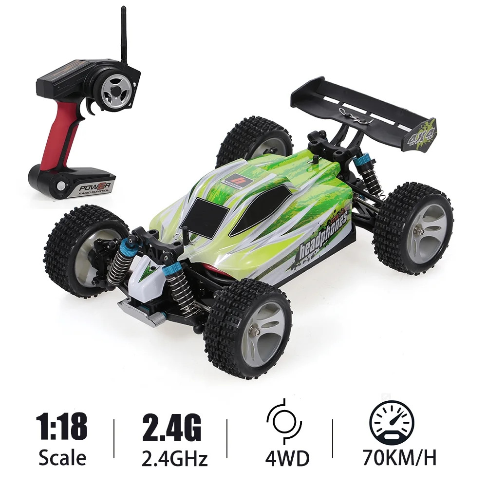 WLtoys A959-B 1:18 RC Car 4WD 2.4GHz Off Road RC Trucks 70KM/H High Speed Vehicle RC Racing Car f... | Walmart (US)