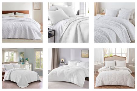 Crisp white bedding to start the holidays and new year off right!

#LTKhome