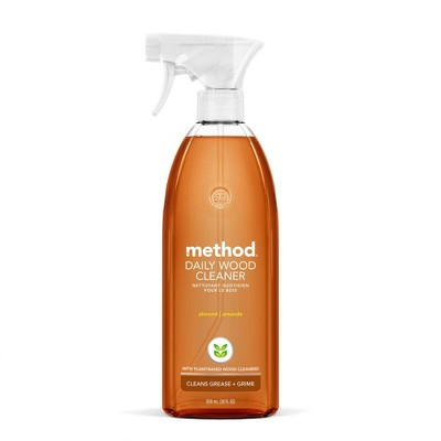 Method Almond Cleaning Products Daily Wood Cleaner Spray Bottle - 28 fl oz | Target