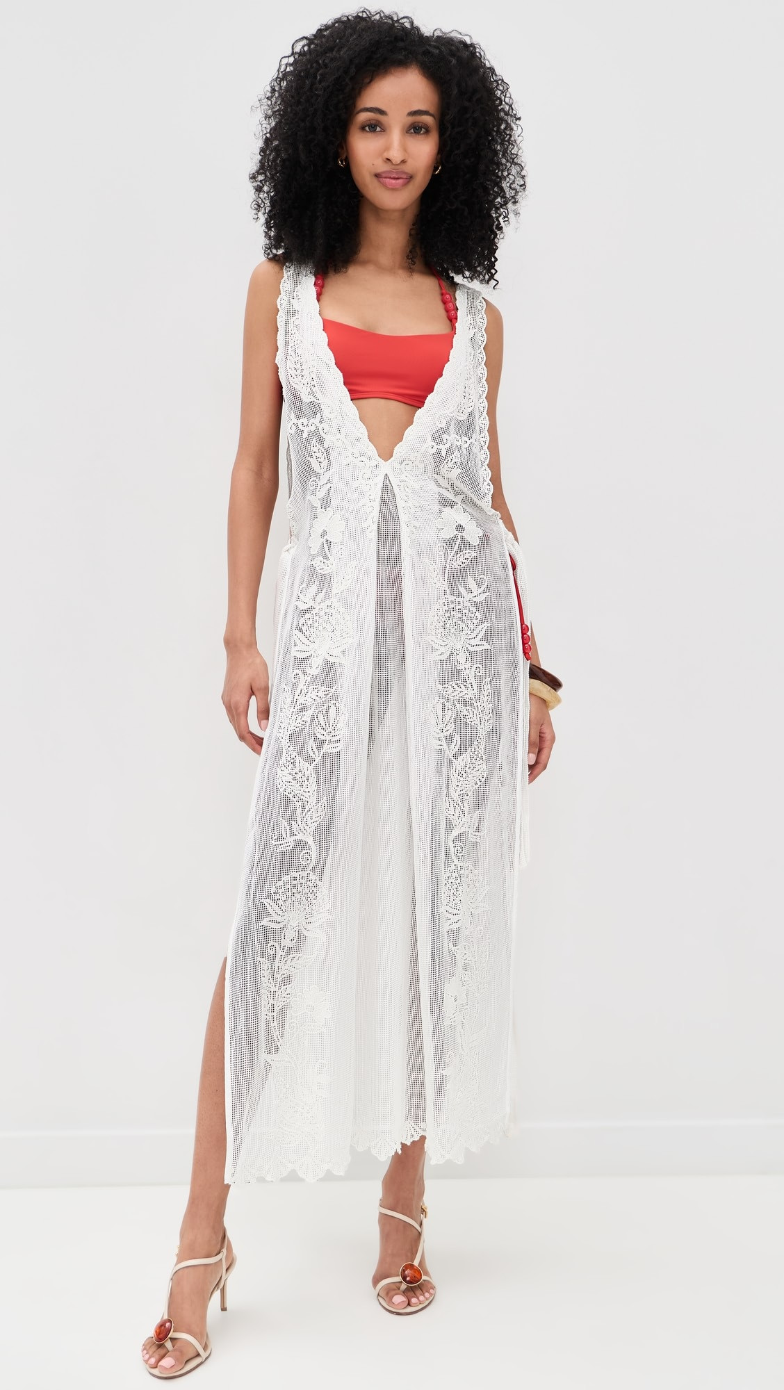 Sea Flowers Embroidered Cover Up | Shopbop