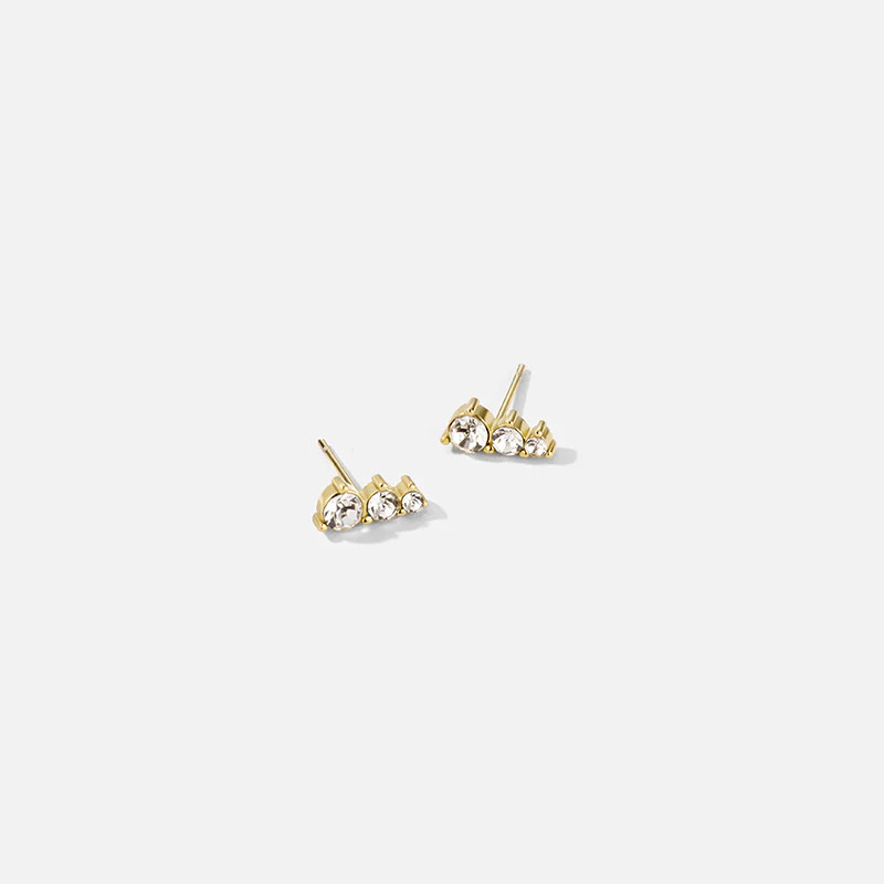 Concetta Crystal Trio Studs | Victoria Emerson