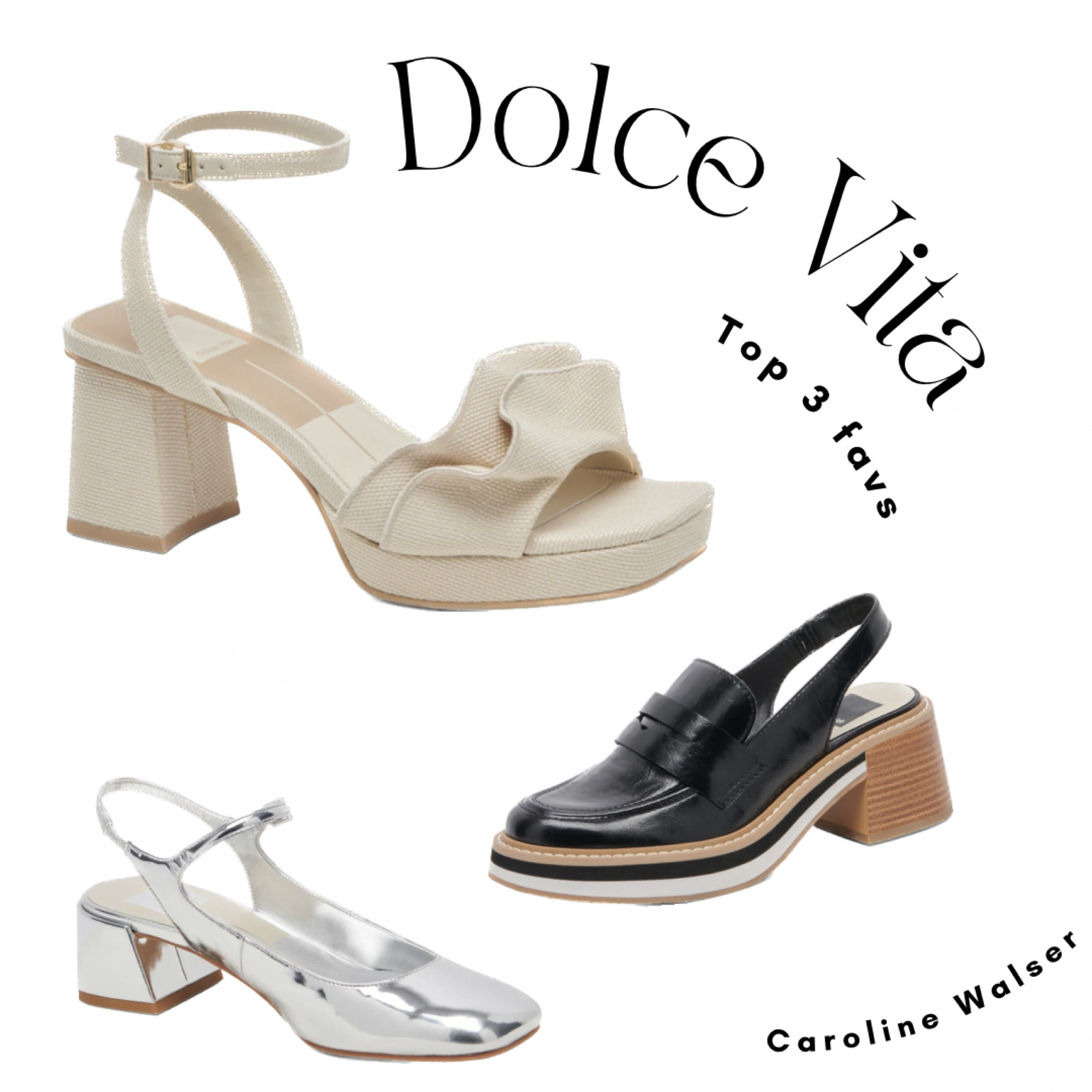 Top 3 favs from Dolce Vita 

As an expecting mama I have to say the low heel trend is definitely in my favor. This spring neutral heel is already ordered and will be seen a lot in 2024. 

All great for work wear or on a weekend day date with friends! Slowly dipping my toe into the ballet flats that are coming back… we shall see. 

#LTKSeasonal #LTKshoecrush #LTKstyletip