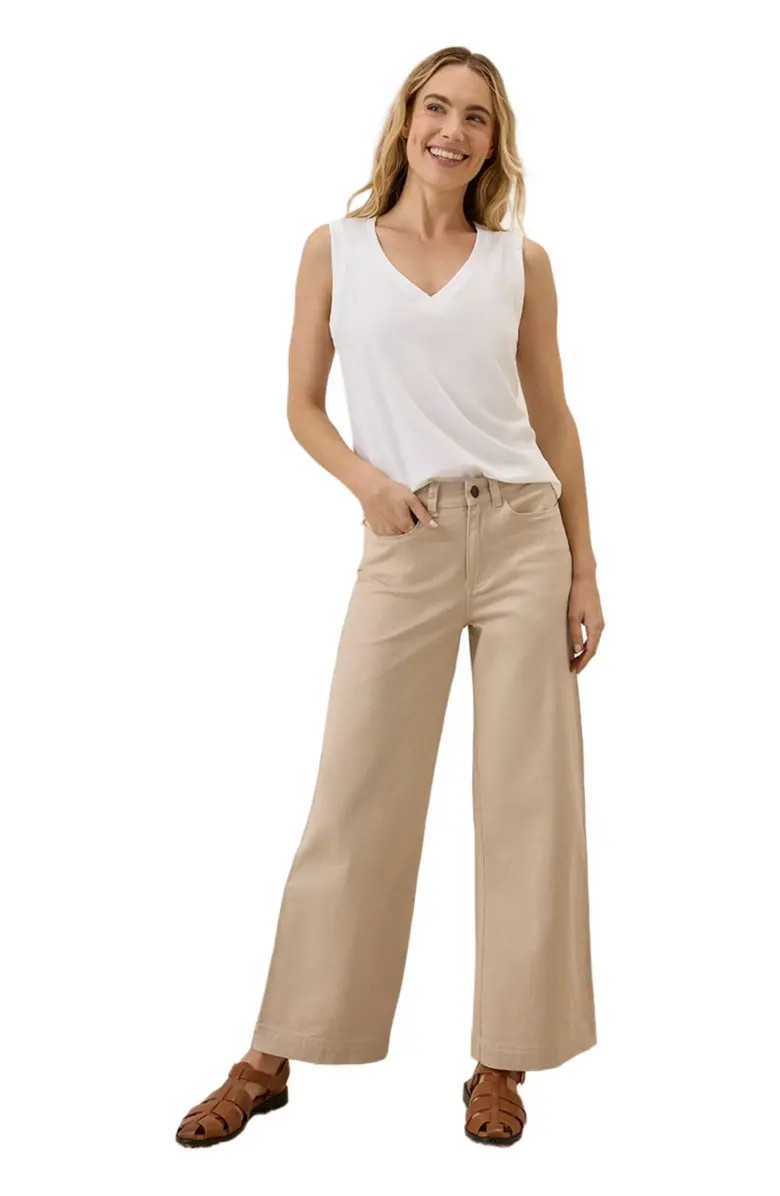 Pact Organic Cotton Softspun V-Neck Tank | Nordstrom | Nordstrom