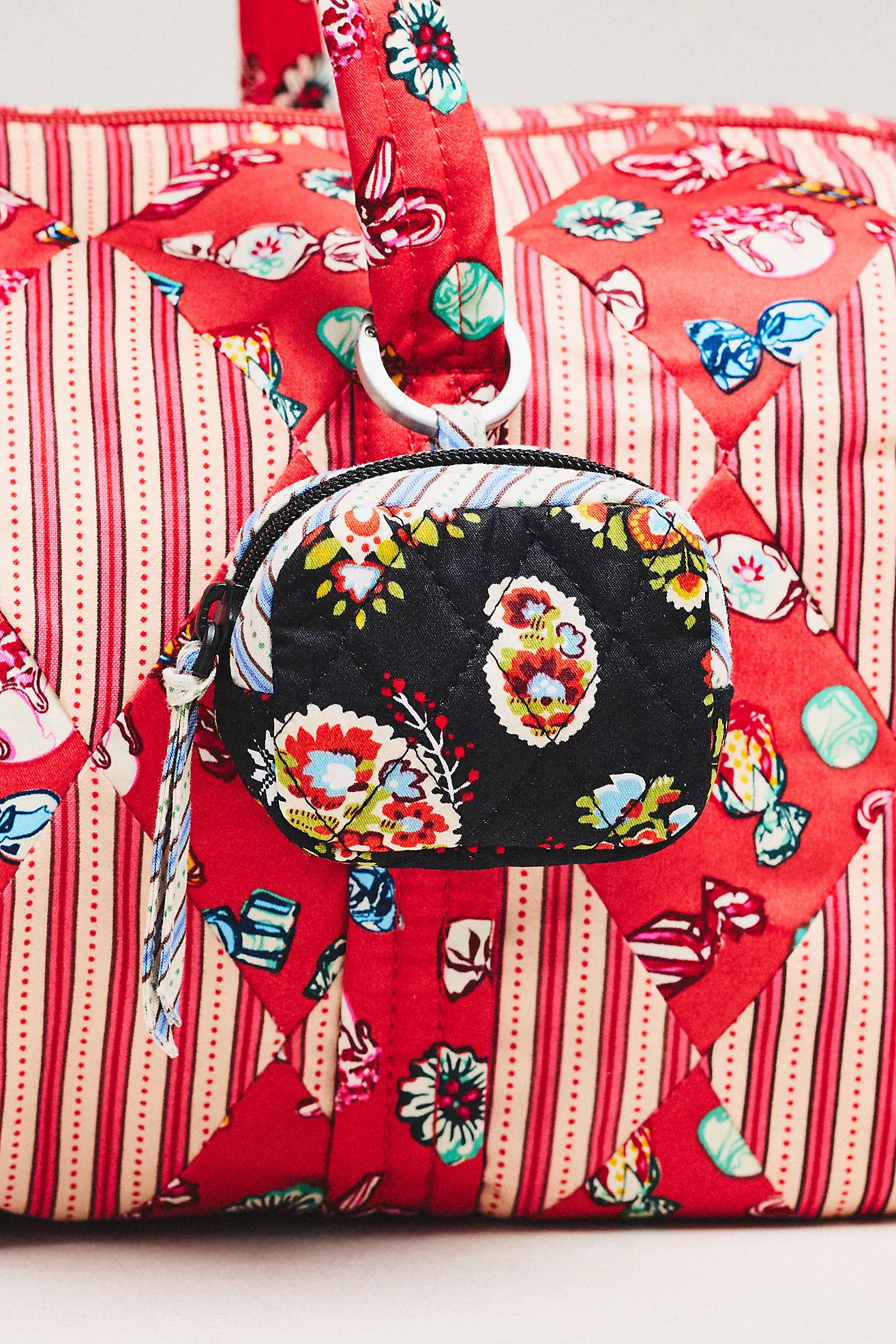 Vera Bradley Earbud Rounded Case Bag Charm | Anthropologie (US)