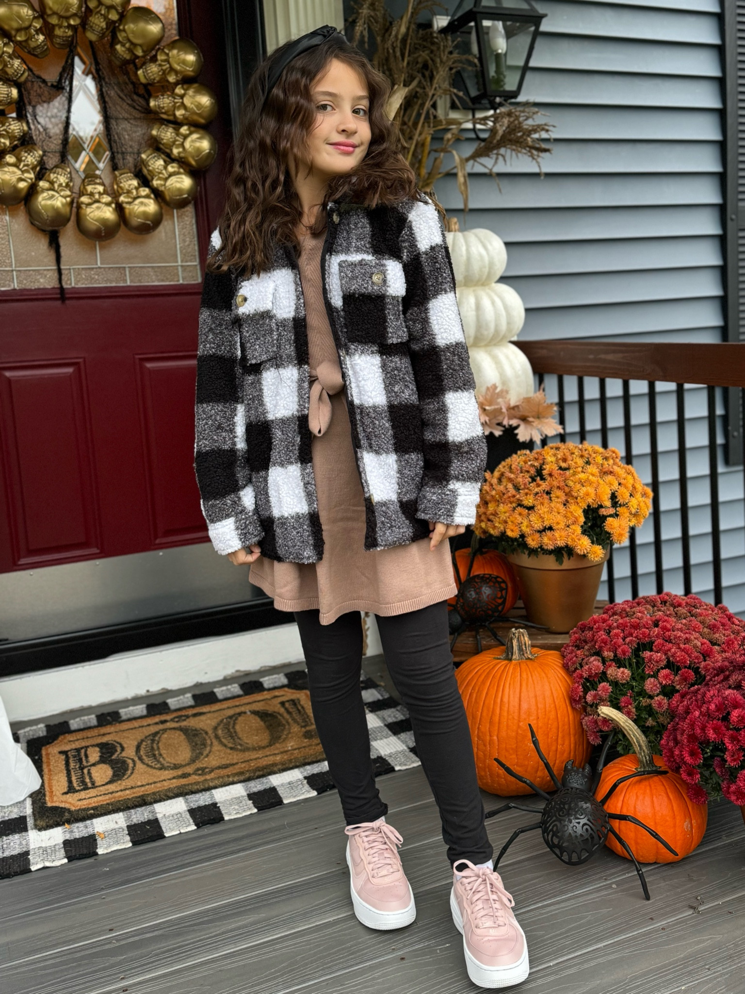 Kids fashion. Nike af1. Shacket. Kids dress Abercrombie sweater dress 

#LTKkids #LTKSeasonal #LTKshoecrush