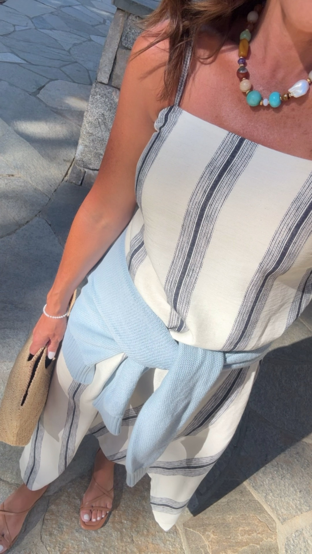 Tonight’s dinner style. Summer maxi dress. Summer style. 
Dress XS. Sweater S.

#LTKootd #LTKOver40 #LTKSeasonal