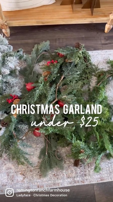 Christmas garland under $25! 

#LTKSeasonal #LTKHoliday #LTKhome