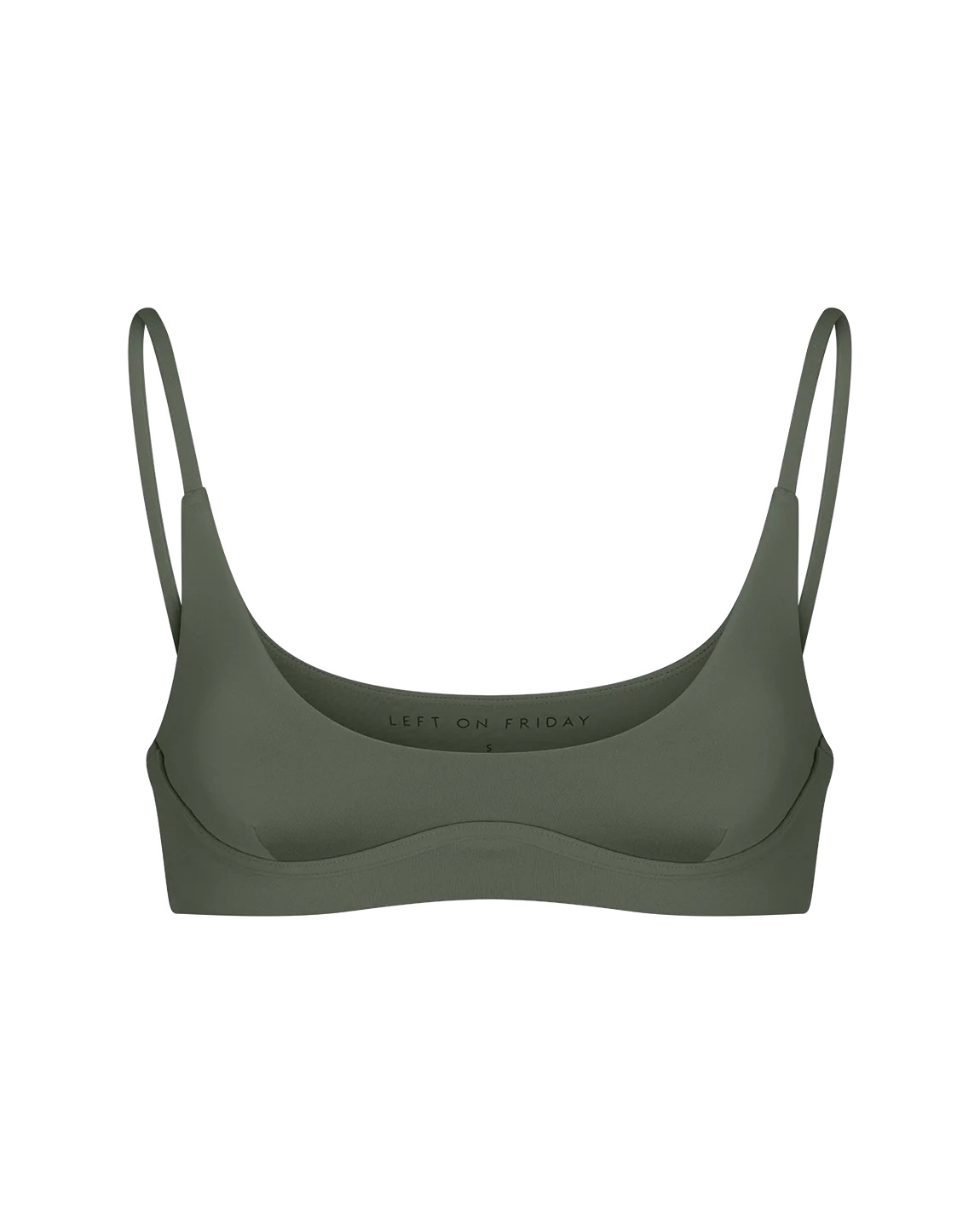 Club Top - Green Bikini Top | Left on Friday