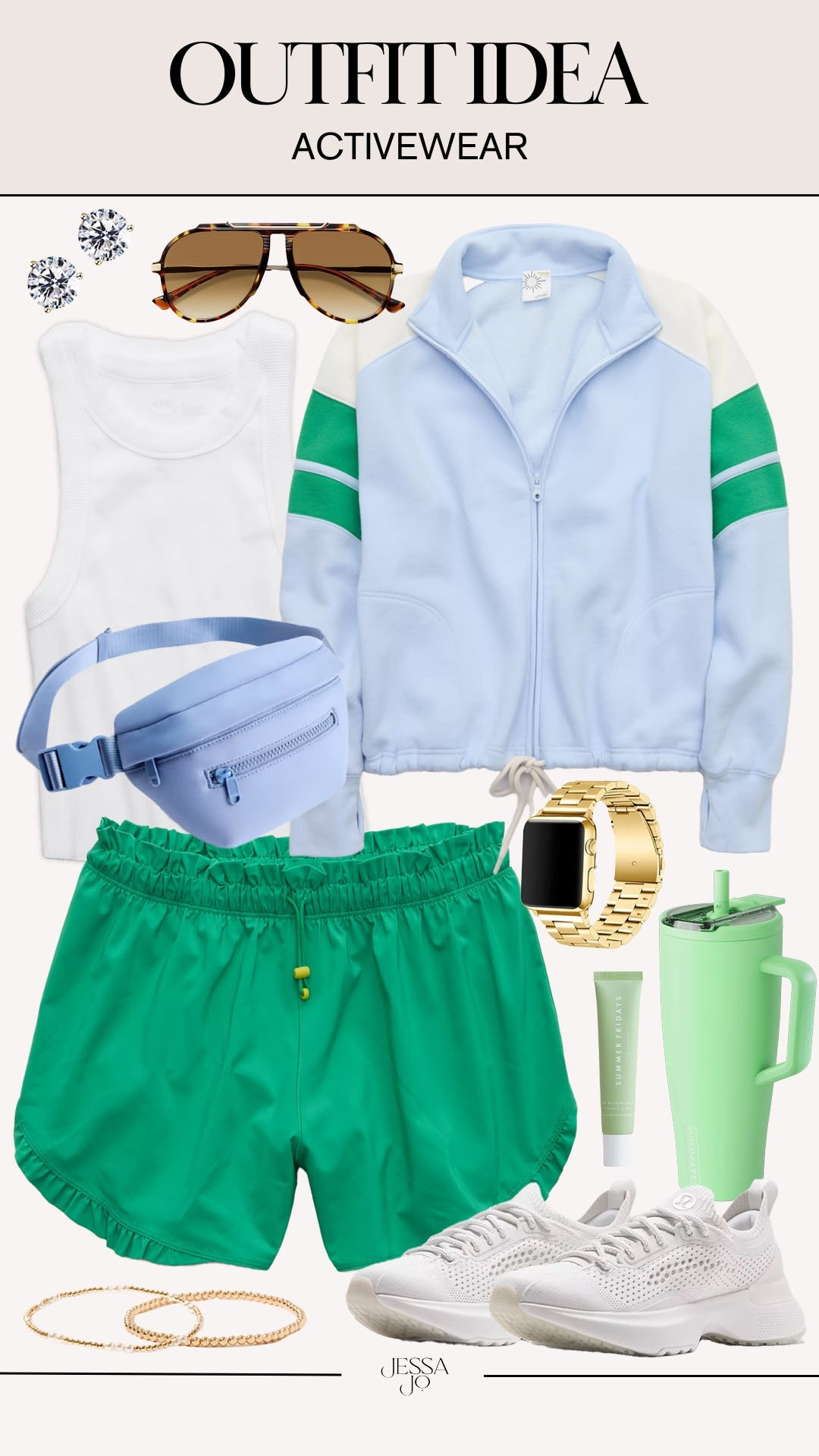 Trendy summer activewear. Summer active outfit. Summer OOTD. Aerie new arrivals. Aerie activewear. Aerie summer shorts. Lululemon sneakers.

#LTKootd #LTKSeasonal #LTKActive
