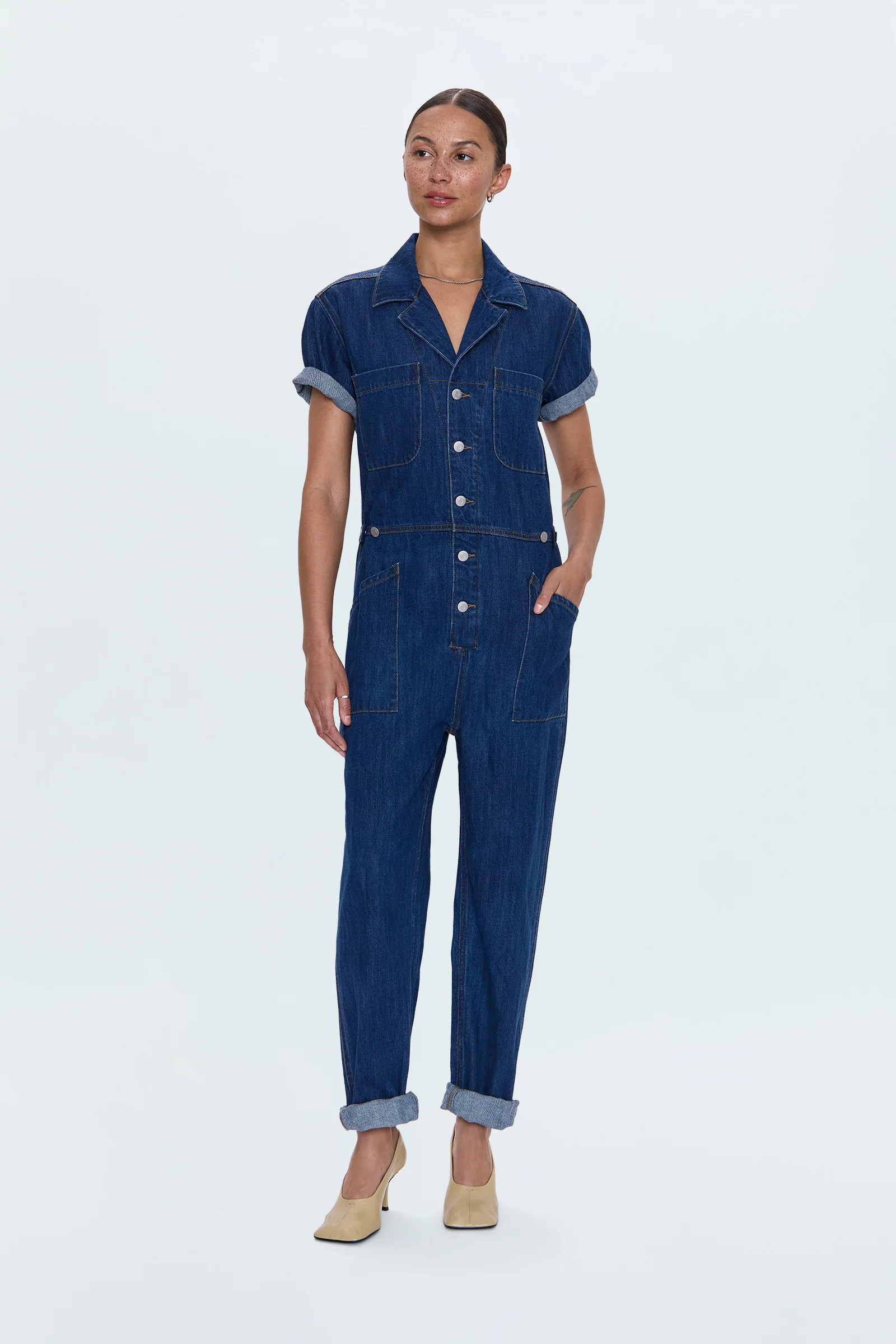 Grover Jumpsuit - Flourish | Pistola Denim