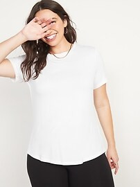 Luxe Crew-Neck T-Shirt for Women | Old Navy (CA)