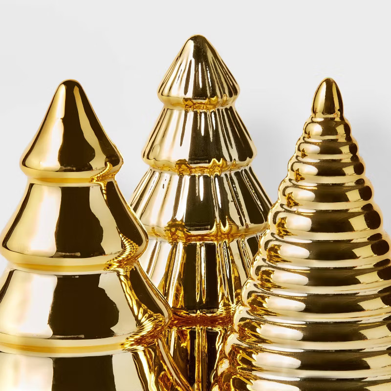 3pc Ceramic Tree Decorative Figurine Set - Wondershop™ | Target