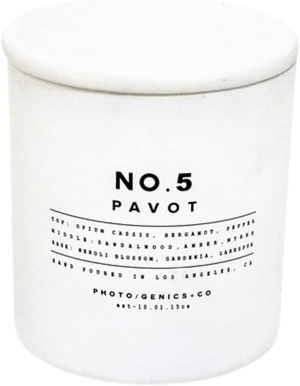 Amazon.com: The Conservatory, Photogenics + Co No. 5 Pavot Glass Candle | Amazon (US)