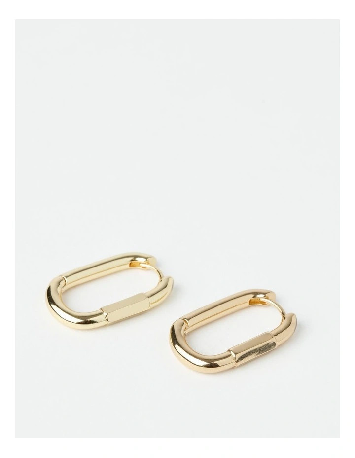 Bold Link Hoop in Gold | Myer