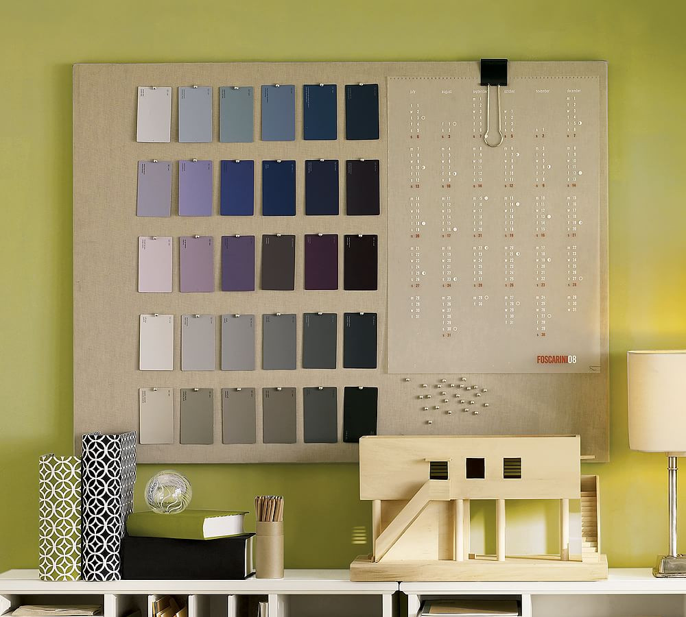Linen Home Office Pinboard | Pottery Barn (US)