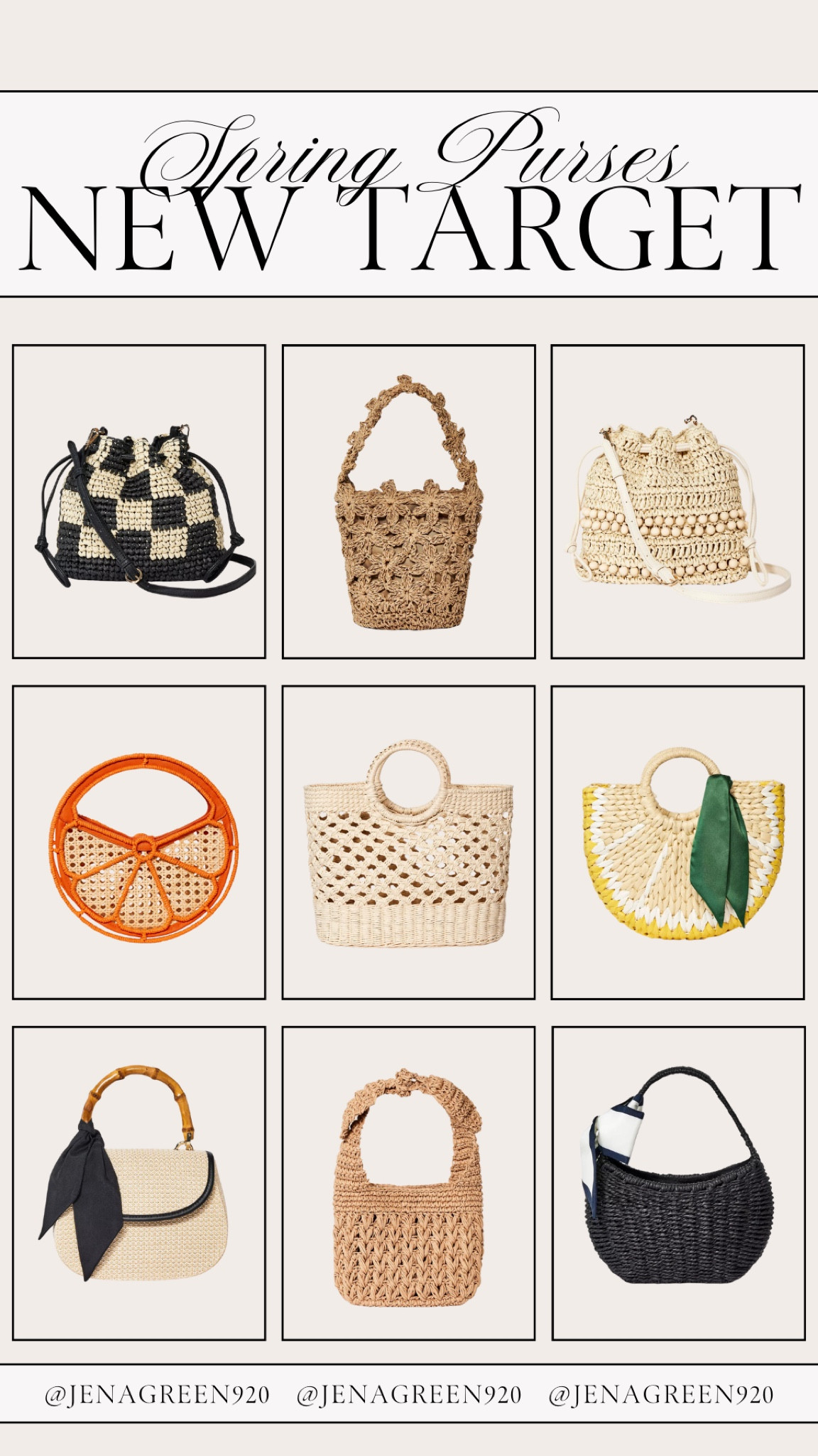 Spring Purses at Target | Target Purses | Vacation Purses | Vacation Bags 

#LTKFindsUnder50 #LTKSeasonal #LTKTravel