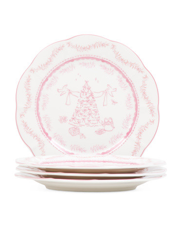4pk Porcelain Salad Plates | TJ Maxx