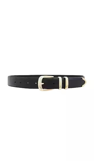 The Jordan Belt in Black & Gold | Revolve Clothing (Global)