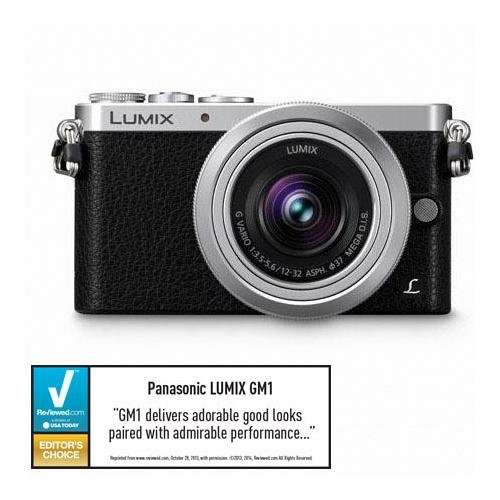 Panasonic LUMIX DMC-GM1KS Mirrorless Digital Camera with 12-32mm Silver Lens Kit | Amazon (US)