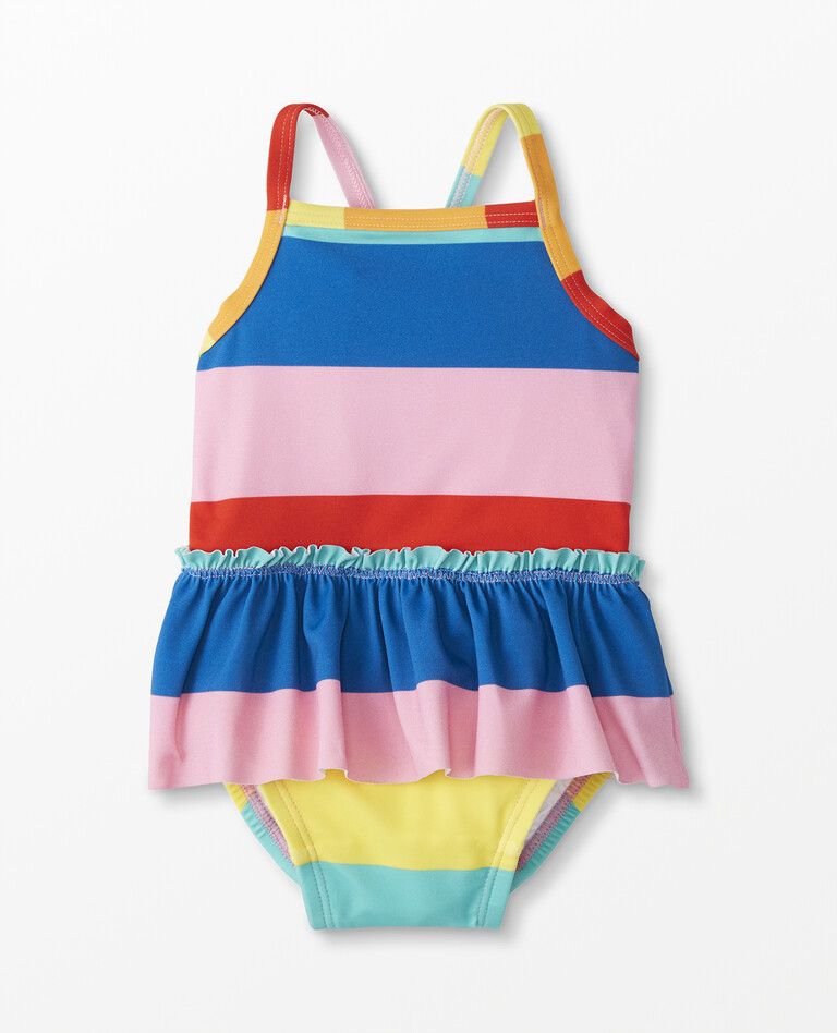 Baby Recycled Skirted One Piece Swimsuit | Hanna Andersson