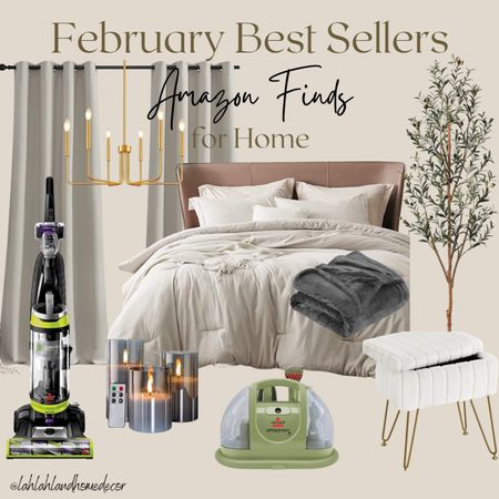February best sellers for home 🏡 amazon best seller | amazon home  | bedding | faux trees | lighting | vacuum | candles | chandelier | neutral home | throw blanket 

#LTKfindsunder50 #LTKhome #LTKfindsunder100