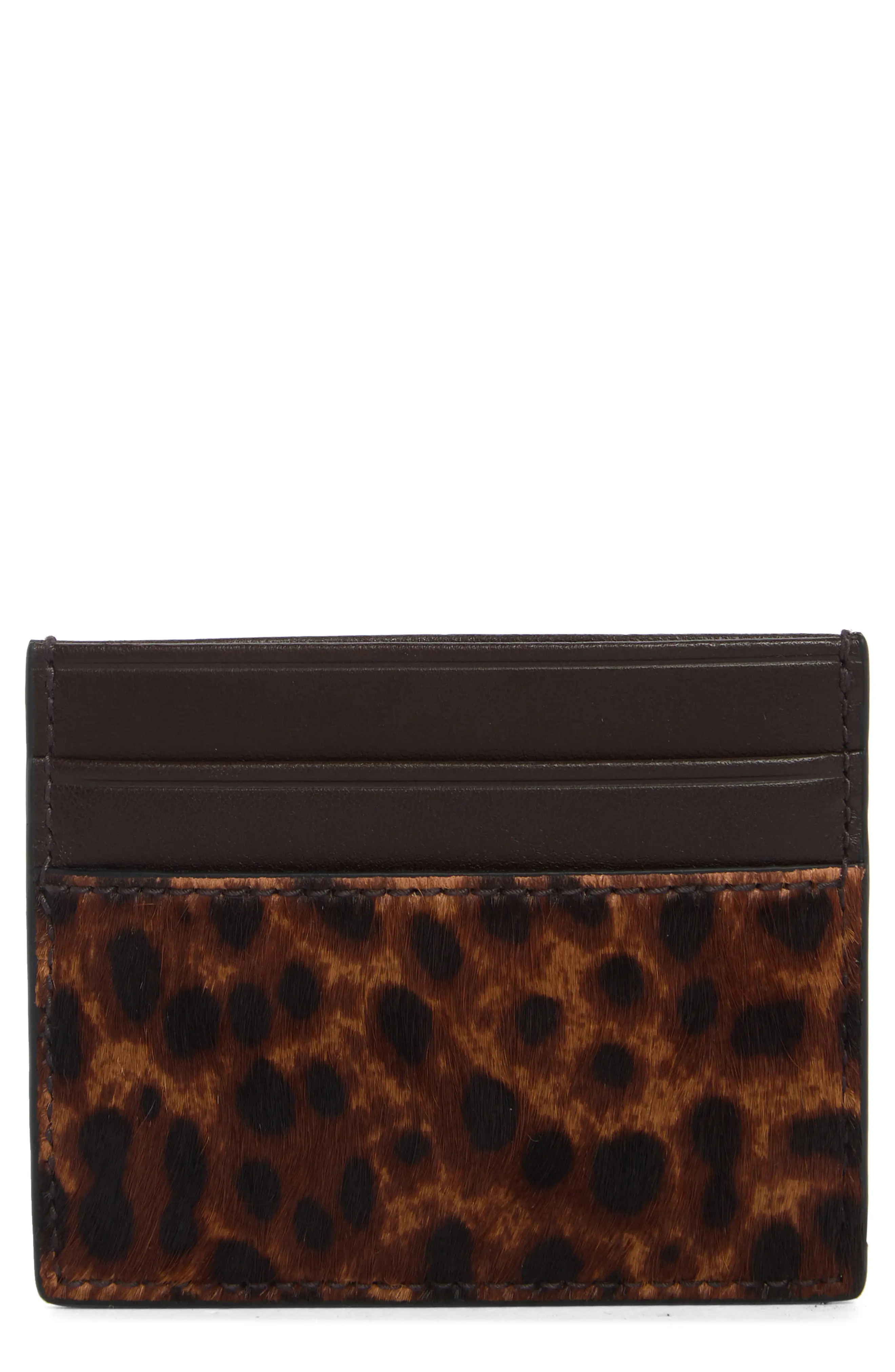 Madewell Leopard Print Card Case (Women) | Nordstromrack | Nordstrom Rack