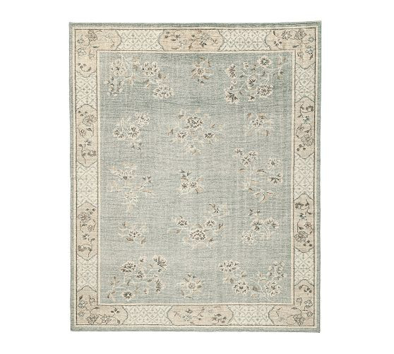 Claire Hand-Knotted Wool Rug | Pottery Barn (US)