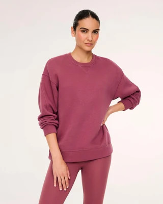 SPANX® BoostUp Cotton Fleece Crewneck Tunic | Spanx