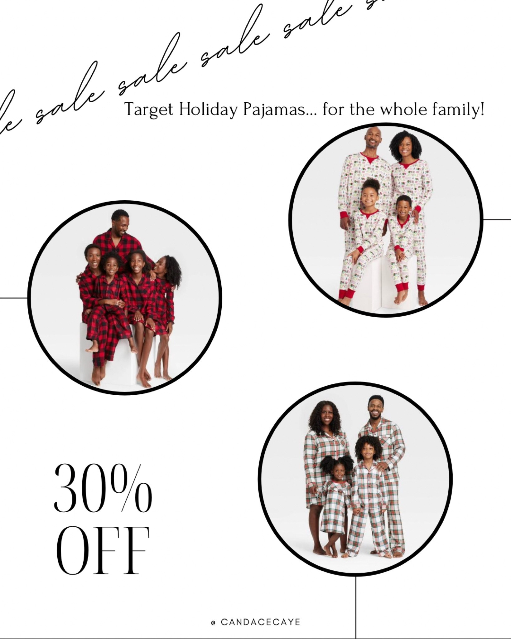 Matching pajamas for the whole family 30% off at Target! They have so many styles from classic, to neutral, to fun prints. They even have matching ones for the family dog 

#LTKSeasonal #LTKfamily #LTKHoliday