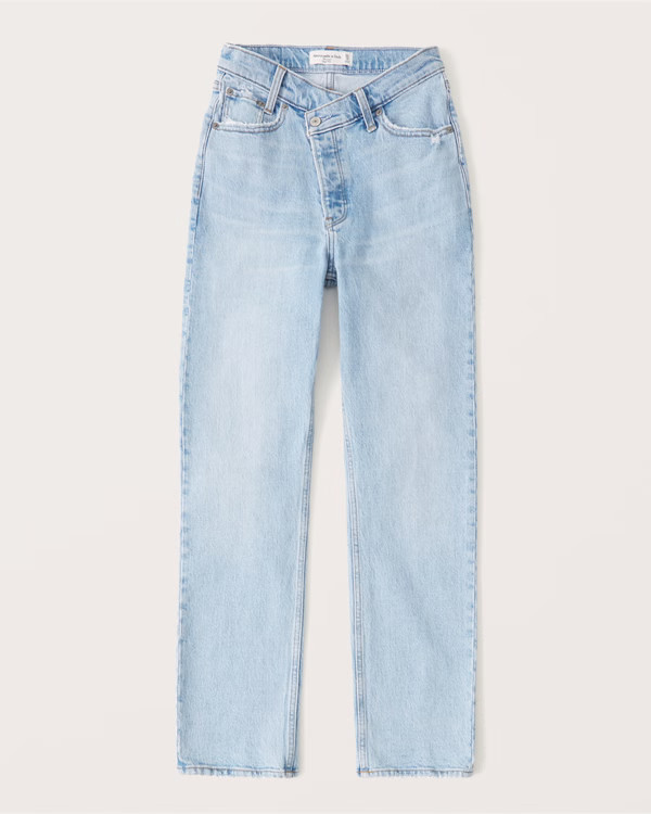 Women's High Rise Dad Jean | Women's Up To 50% Off Select Styles | Abercrombie.com | Abercrombie & Fitch (US)