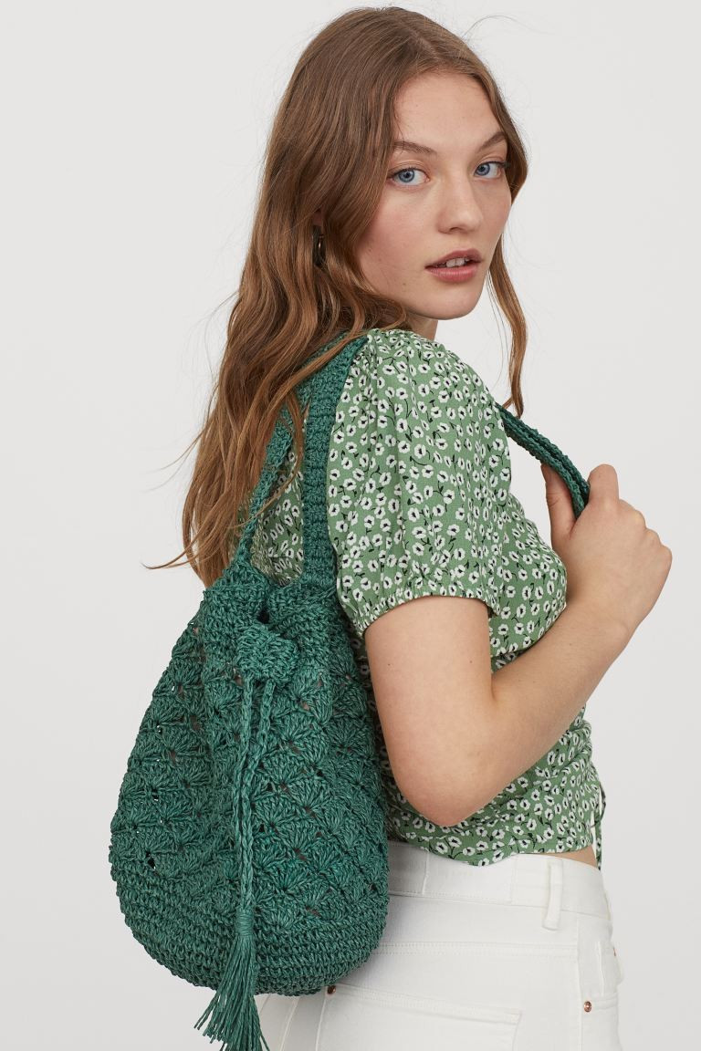Straw Bucket Bag | H&M (US + CA)