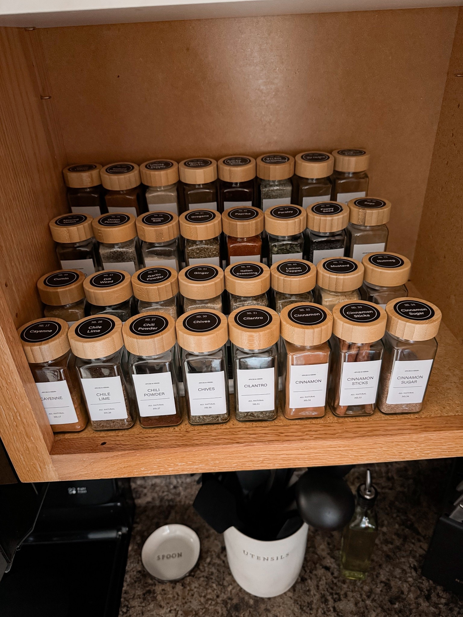 It’s the little things that help me feel organized - like matching spice jars 

Kitchen organization / spice rack / spices 

#LTKFindsUnder50 #LTKHome