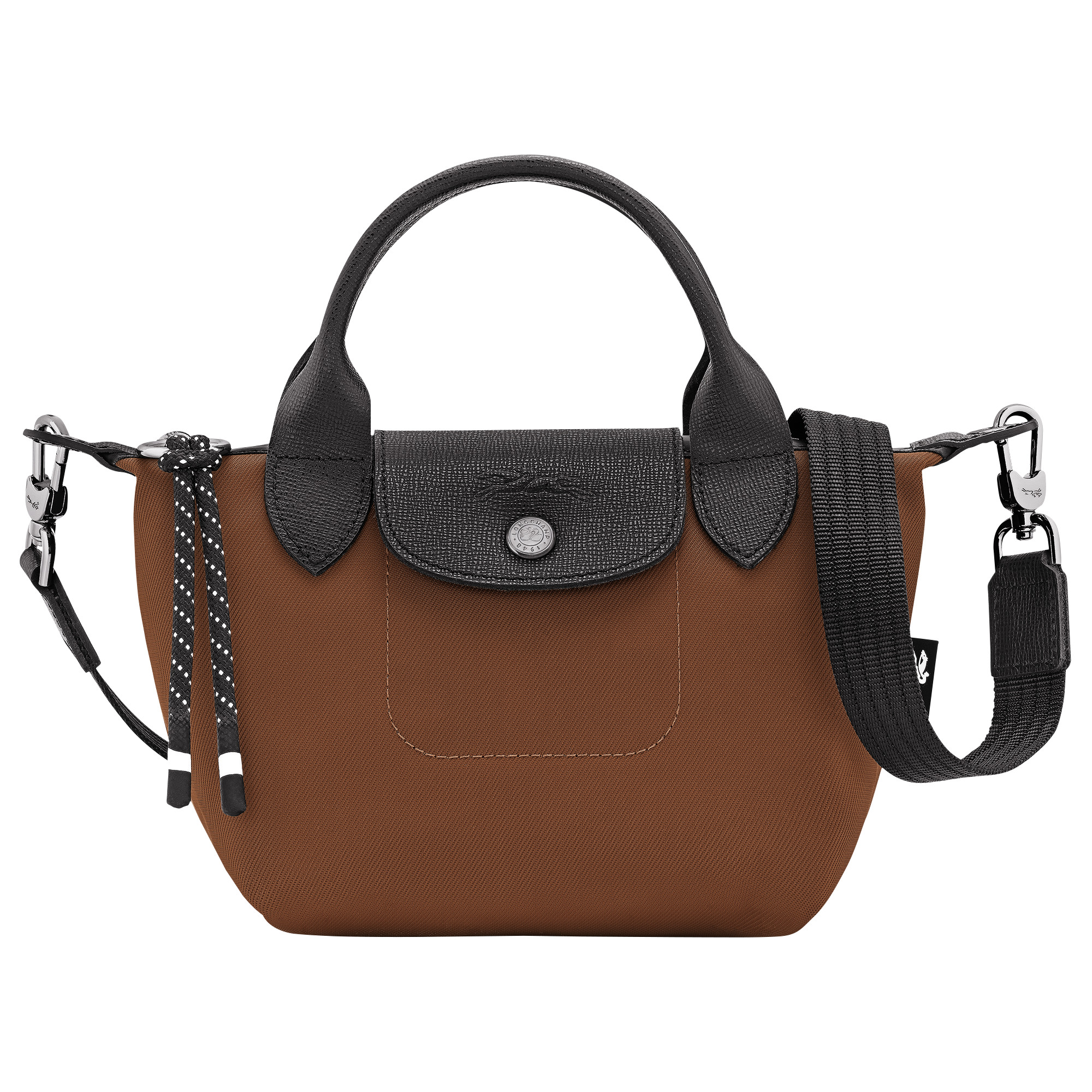Le Pliage Energy XS Handbag Chocolate - Recycled canvas | Longchamp US | Longchamp