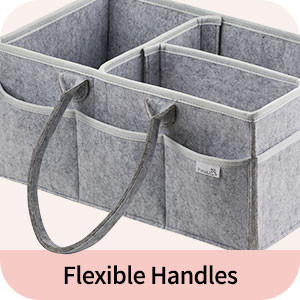 Putska Baby Diaper Caddy Organizer Nursery Basket Set - A Baby basket gift registry for baby show... | Amazon (US)