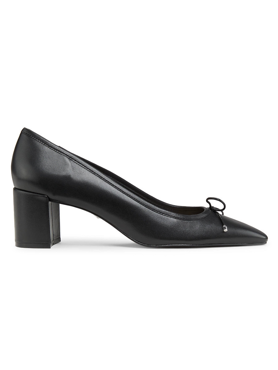 Women's Arissa 65MM Leather Pumps - Black - Size 10.5 | Saks Fifth Avenue