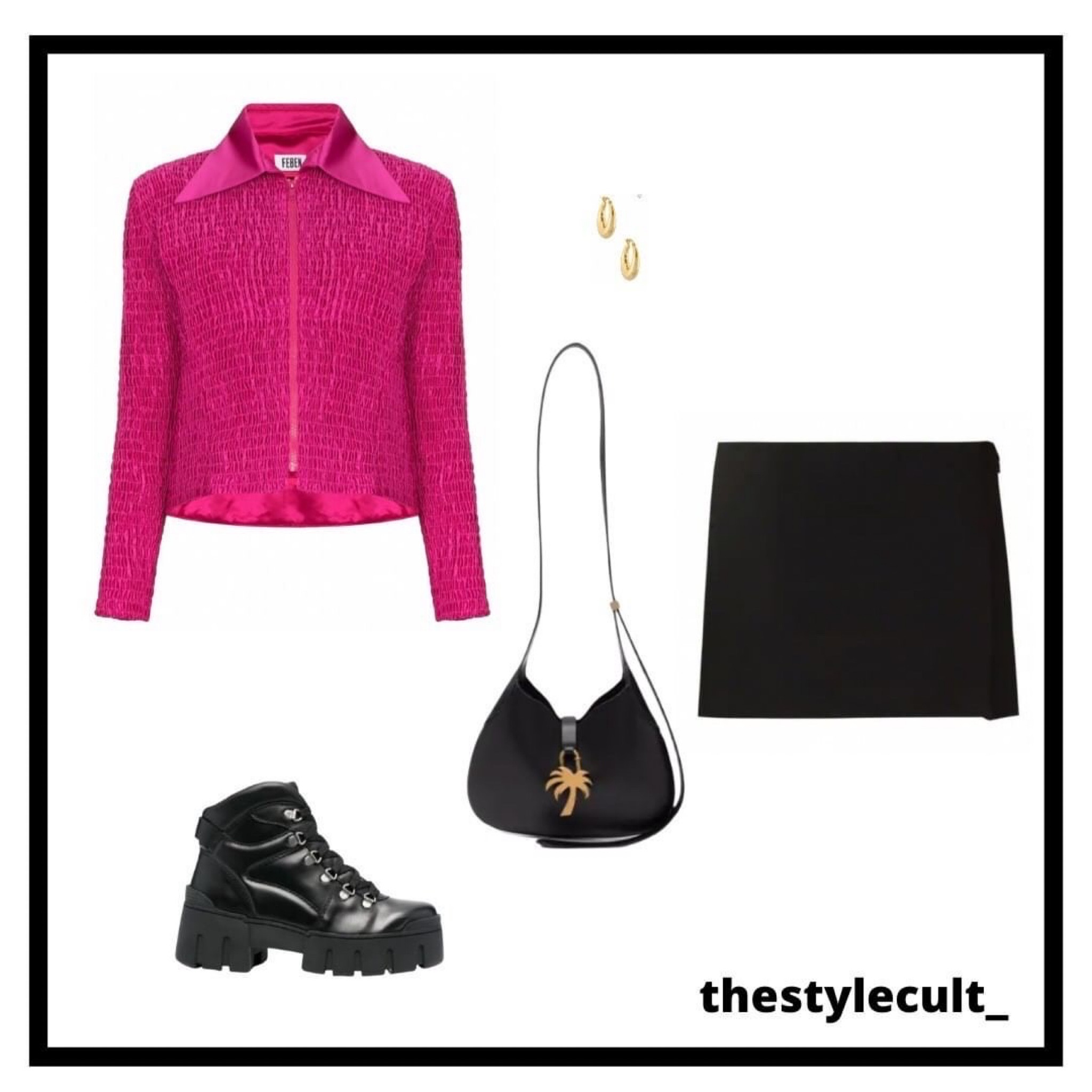 • feben ruched shirt | gold hoops | miaou mini skirt | isabel marant lace up leather boots | palm angles shoulder bag

#LTKU #LTKHoliday #LTKSeasonal