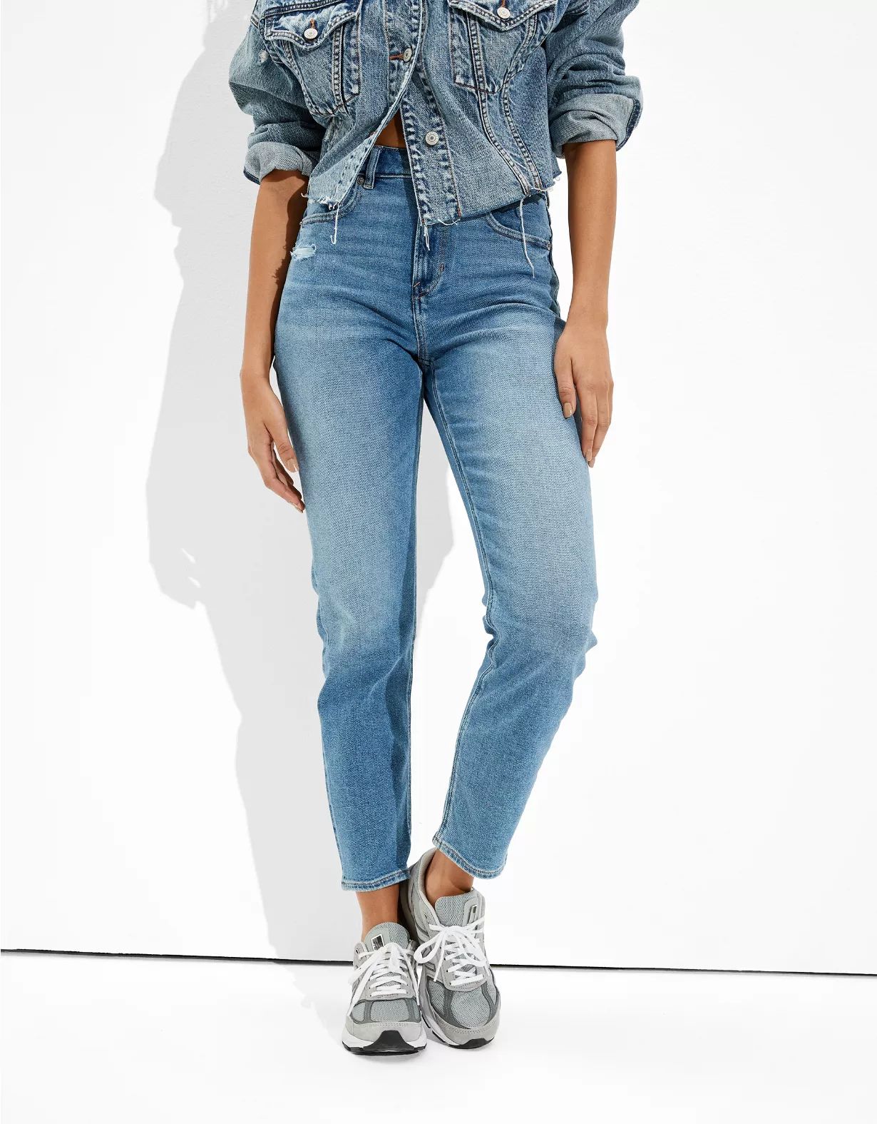 AE Stretch Mom Jean | American Eagle Outfitters (US & CA)