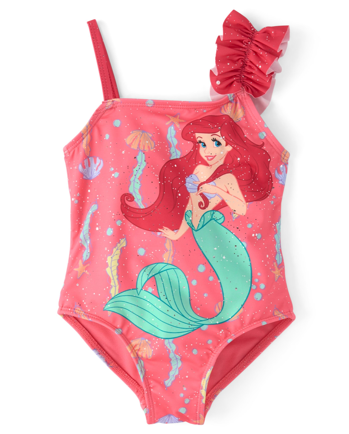 Toddler Girls Ariel\u2122 One Piece Swimsuit - pink | The Children's Place