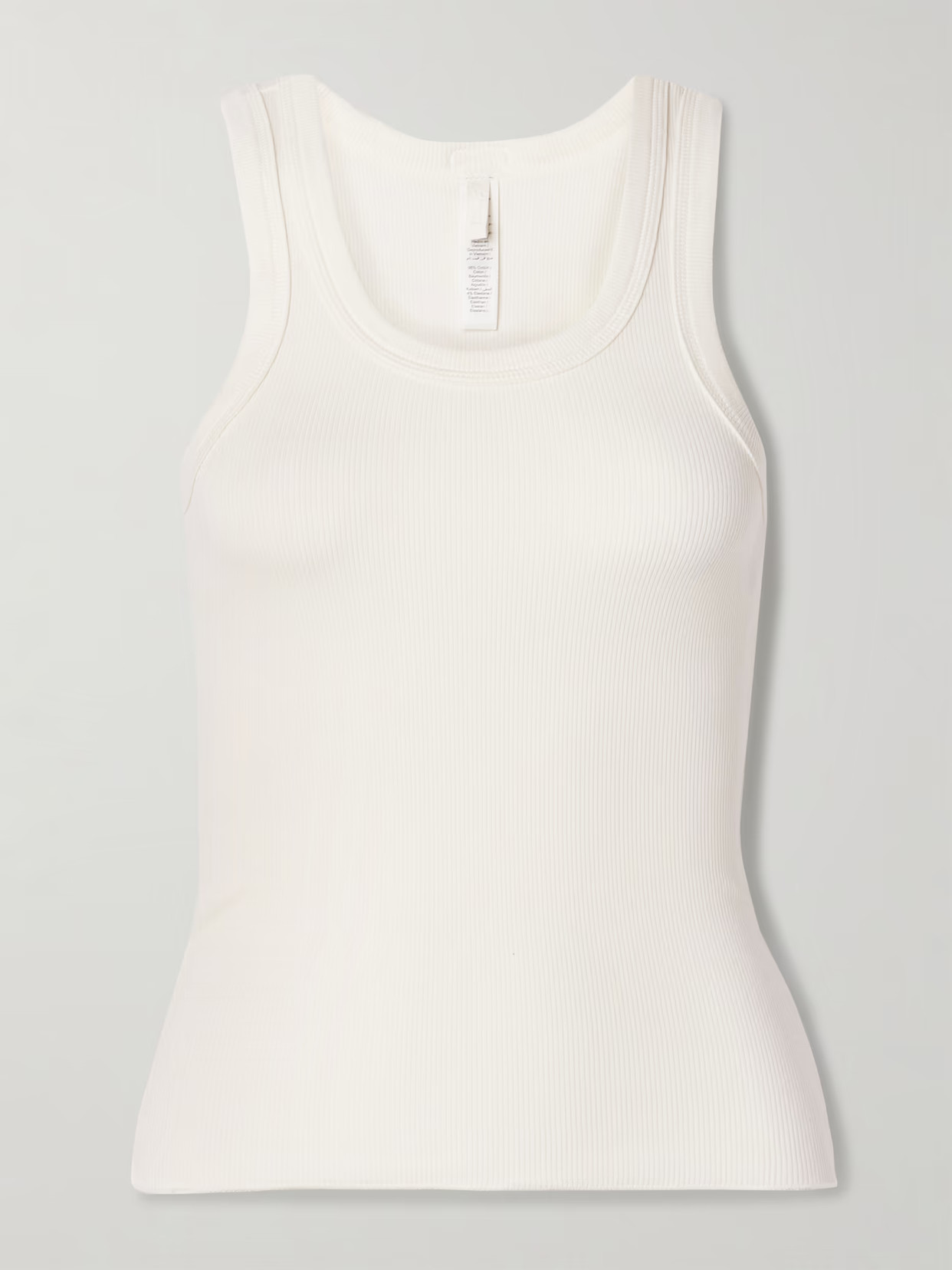 SKIMS - Cotton Rib Tank - Marble | NET-A-PORTER (US)