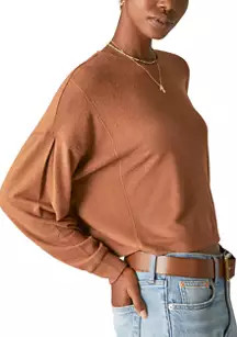 Cloud Jersey Exposed Seam Top | Belk