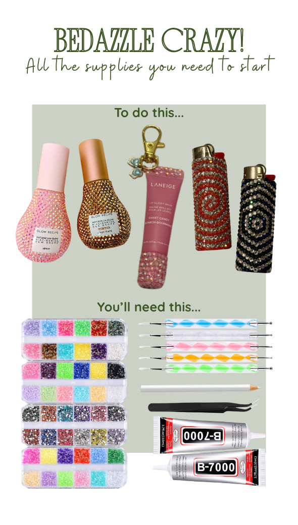 Get ready to sparkle! These bedazzling supplies will help you create beautiful designs. Perfect for DIY projects!  

 #LTKselfcare #LTKHome