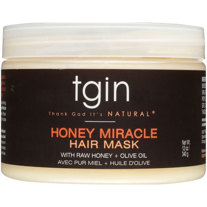 TGIN Honey Miracle Hair Mask with Raw Honey + Olive Oil Deep Conditioner - 12oz | Target