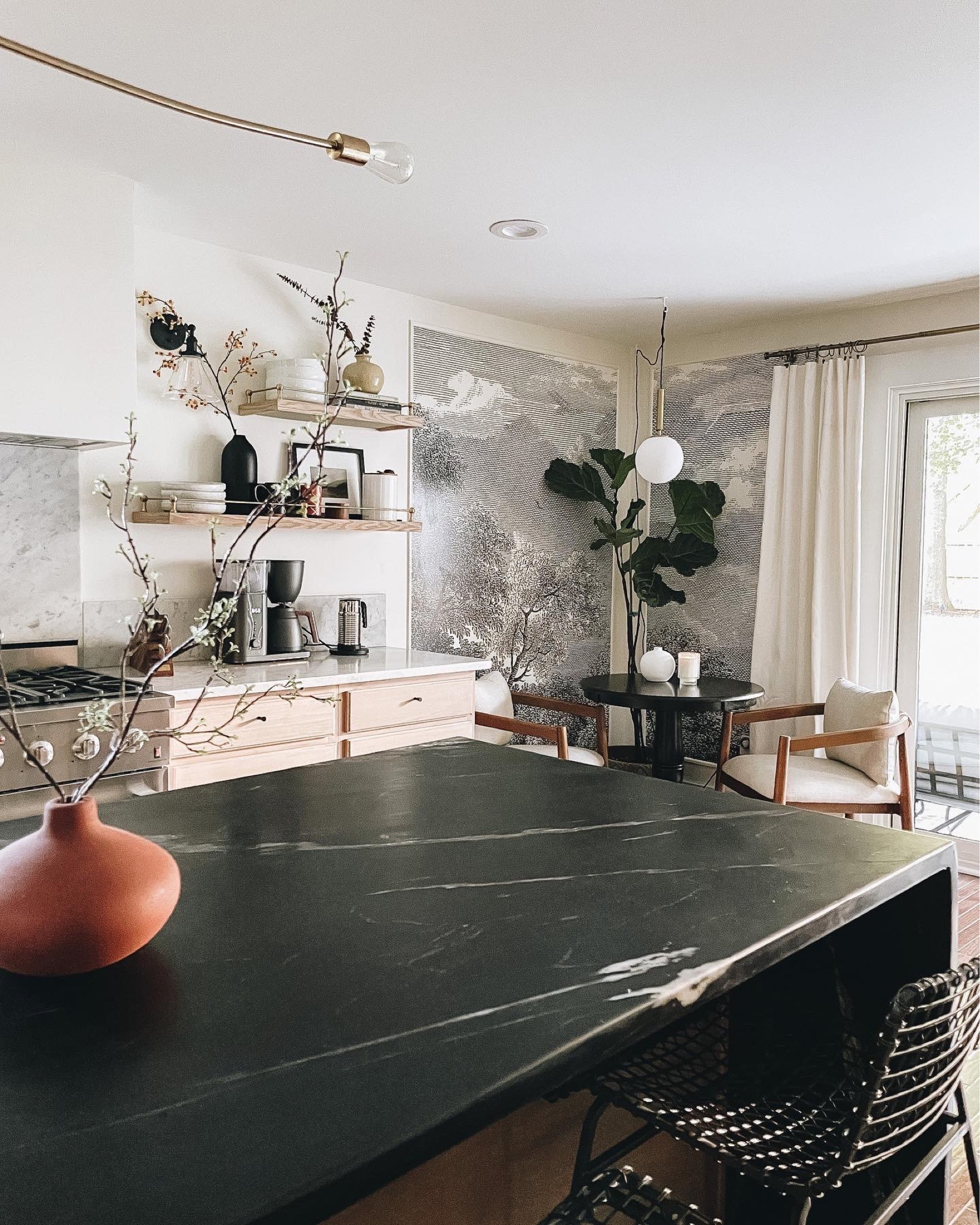 Kitchen styling, kitchen, kitchen design, Anthro home, open shelf, breakfast book 

#LTKSeasonal #LTKhome #LTKstyletip