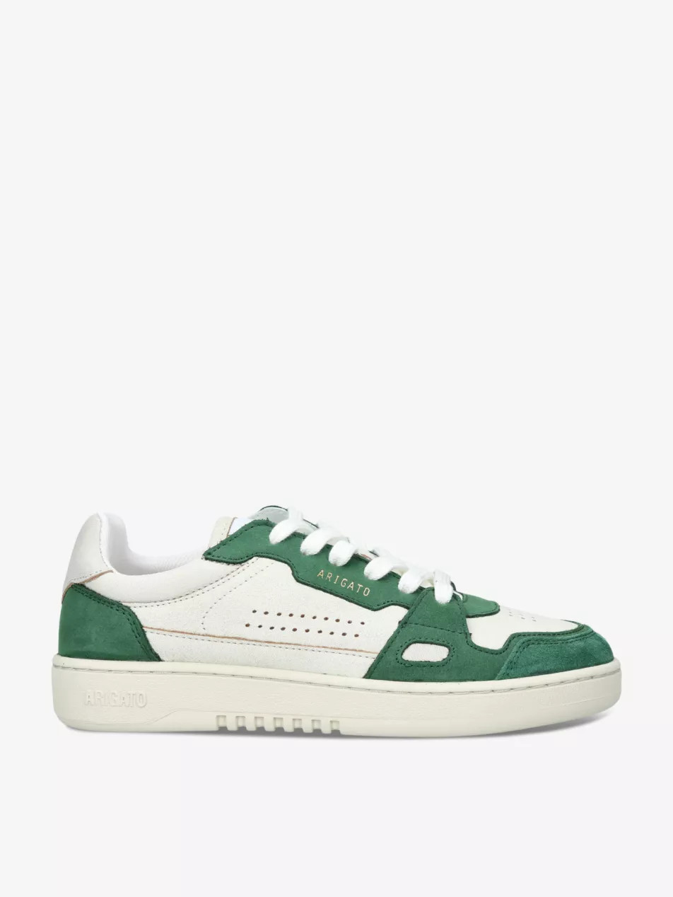 Dice Lo leather and recycled-polyester low-top trainers | Selfridges