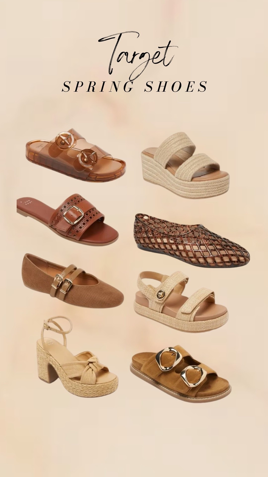 Target spring shoes
