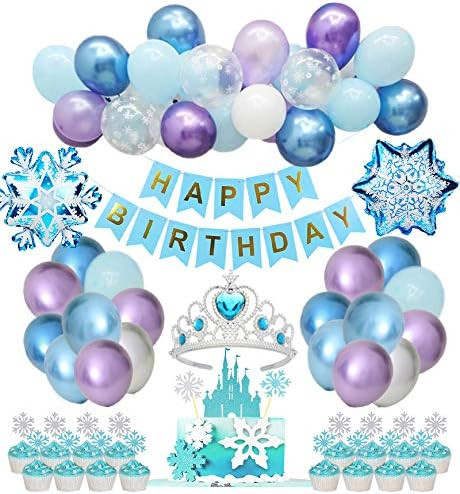 Frozen 2 Balloons Birthday Party Decorations Supplies, Frozen Balloon Garland Arch Kit Decoration... | Amazon (US)