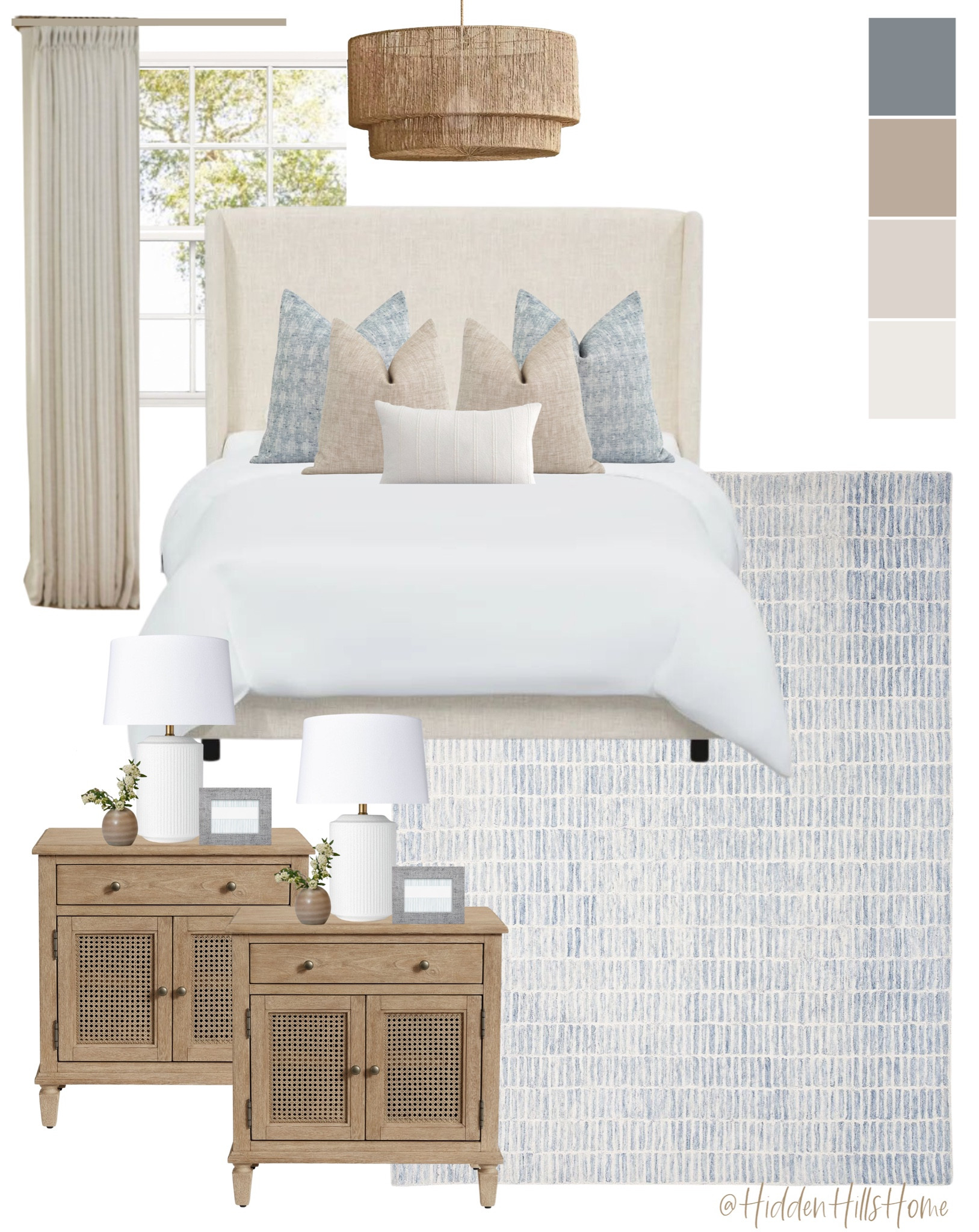 Bedroom decor, coastal bedroom decor mood board, beach house bedroom, lake house bedroom design #bedroom 

#LTKstyletip #LTKhome #LTKsalealert